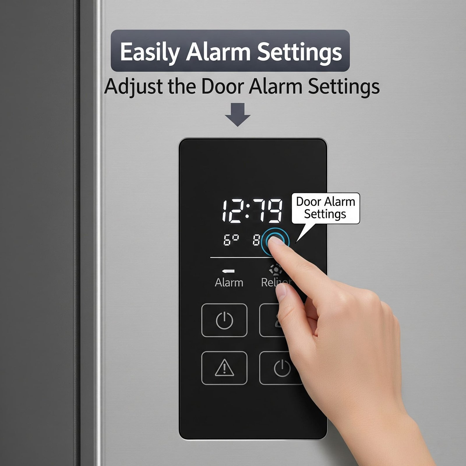 LG fridge easily alarm system