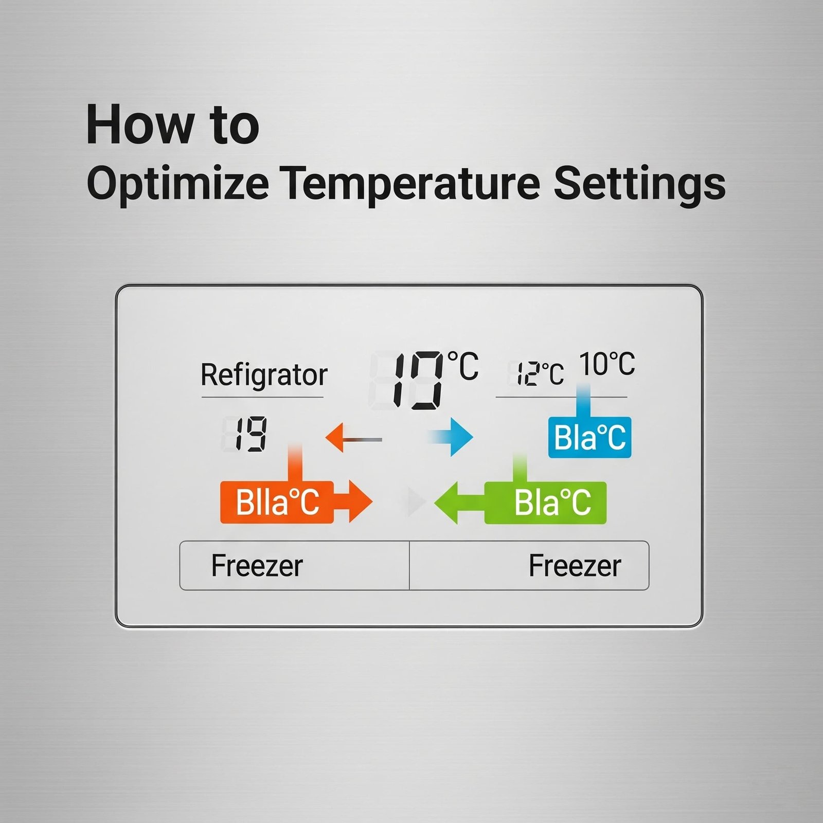 LG fridge Optimized Temperature Setting