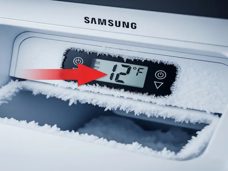 Why freezer temperature affects Samsung ice maker performance