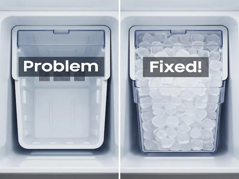 Samsung ice maker not working? A simple reset can fix it!