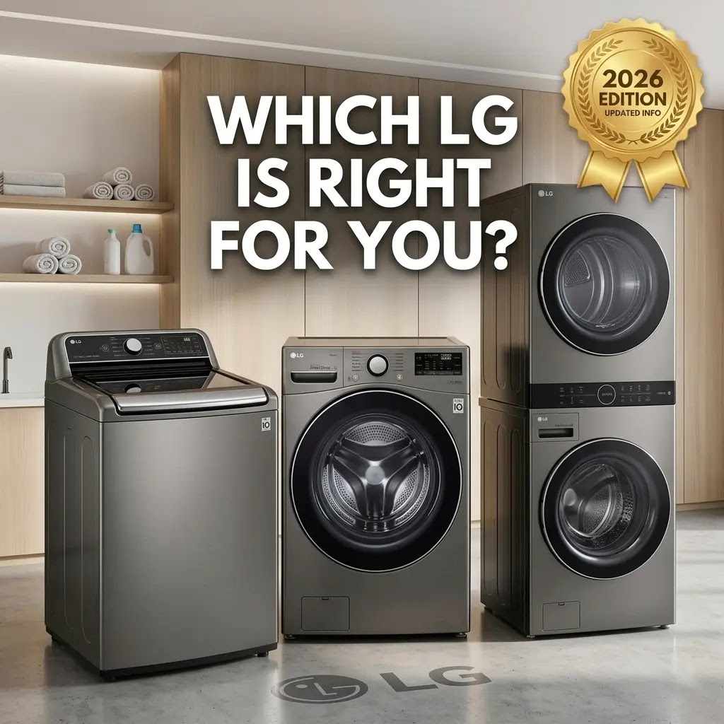 LG Washing Machine Comparison 2026: compare Top, Front & Combo