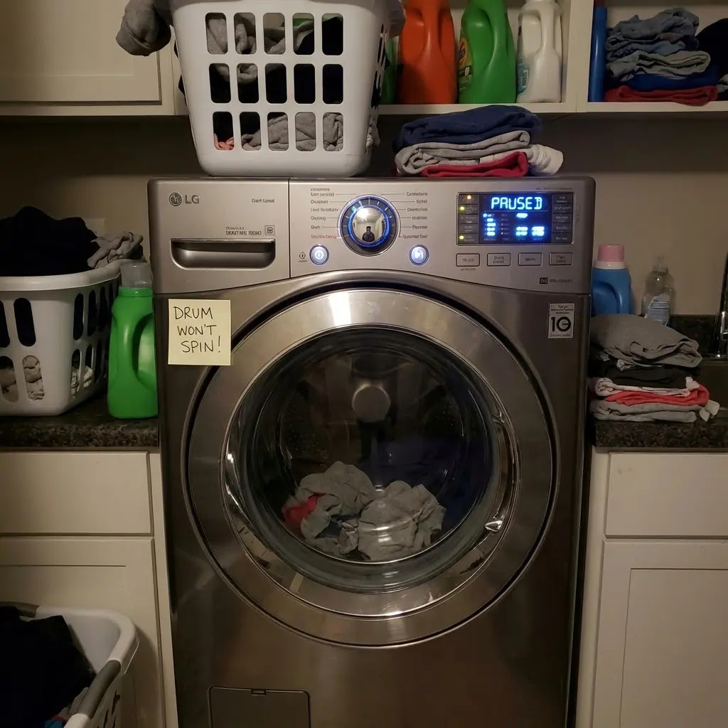 LG washing machine not starting but power on