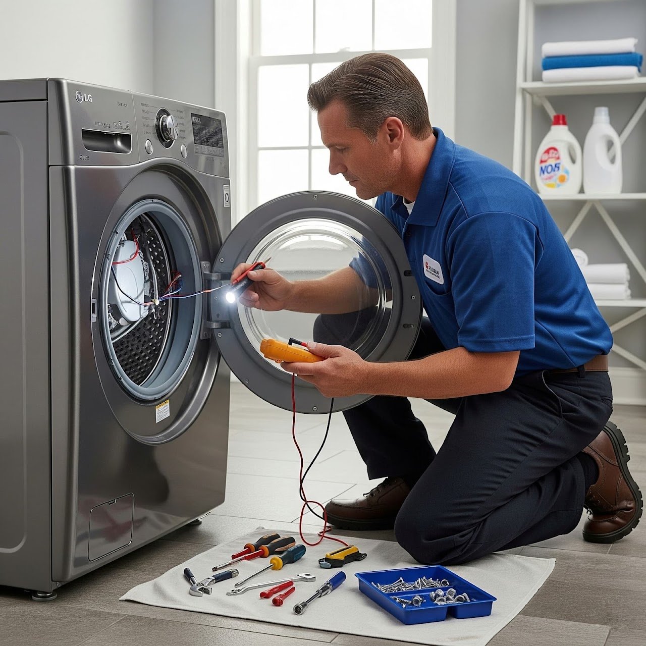 LG washer repair technician