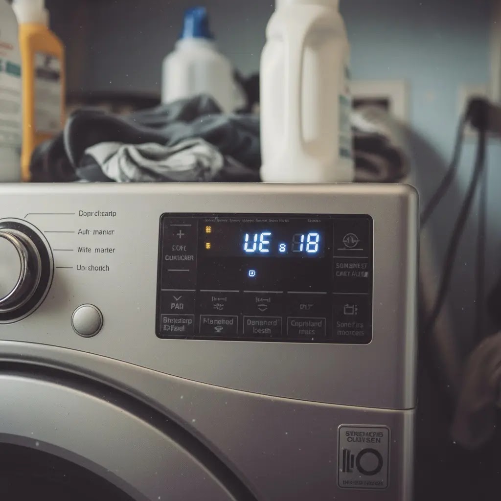 LG washer UE error code unbalanced load