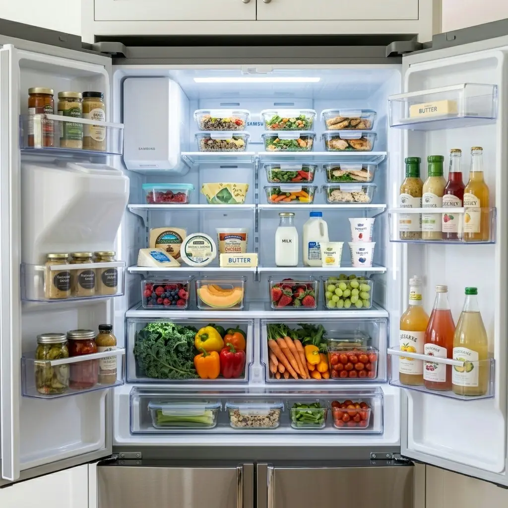 Samsung refrigerator showing 88 88 error code on display panel