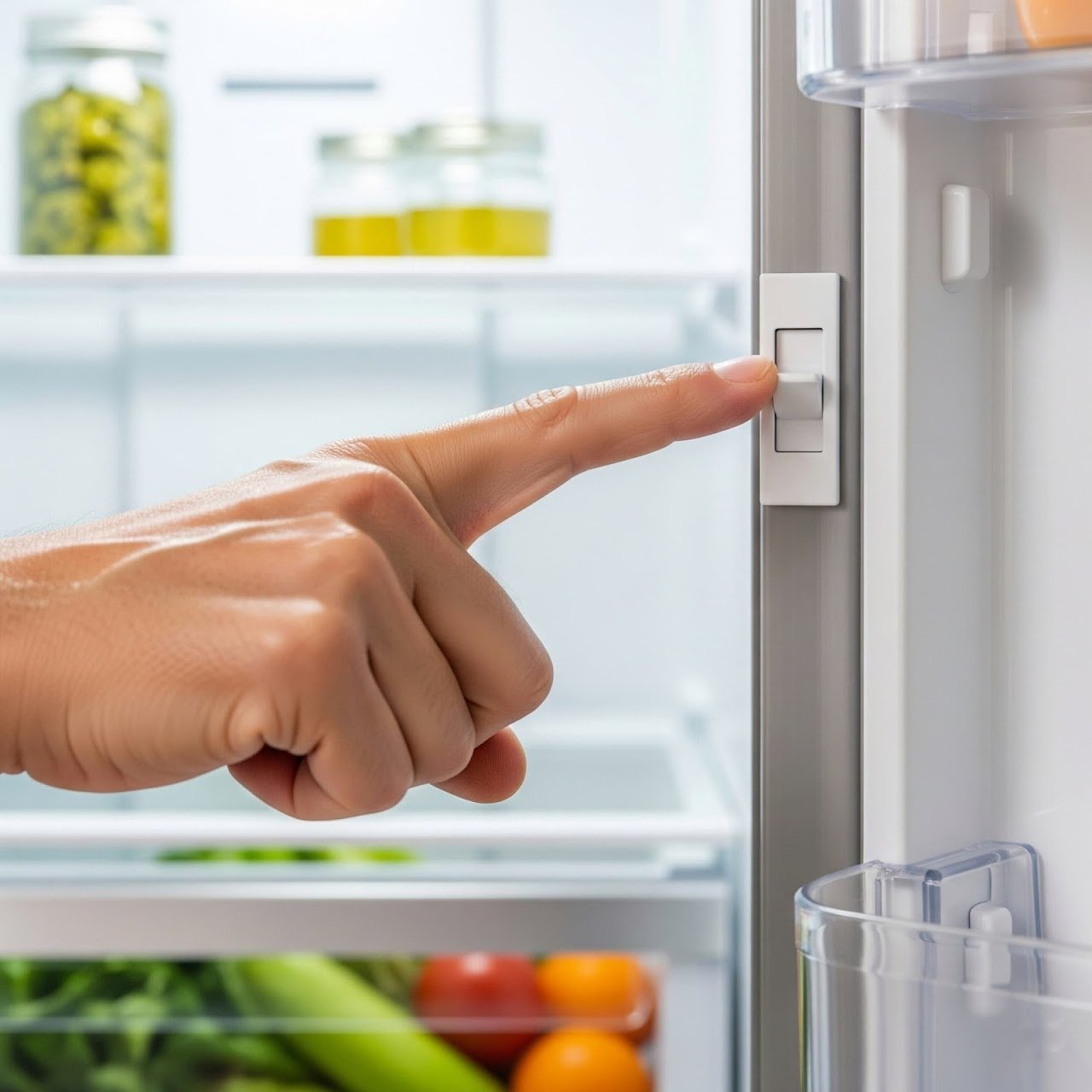 Testing the door switch on a Whirlpool refrigerator