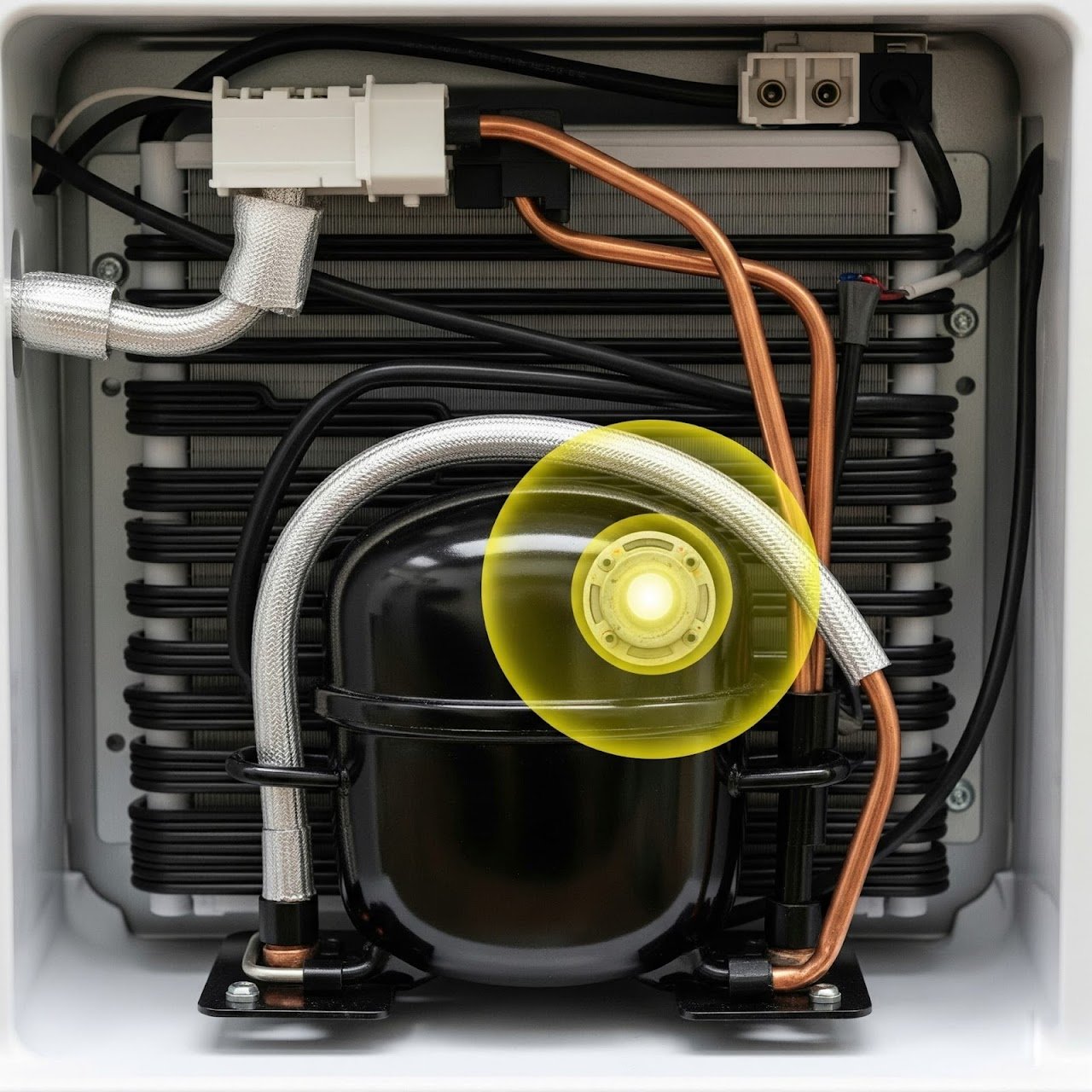 Whirlpool refrigerator compressor making noise