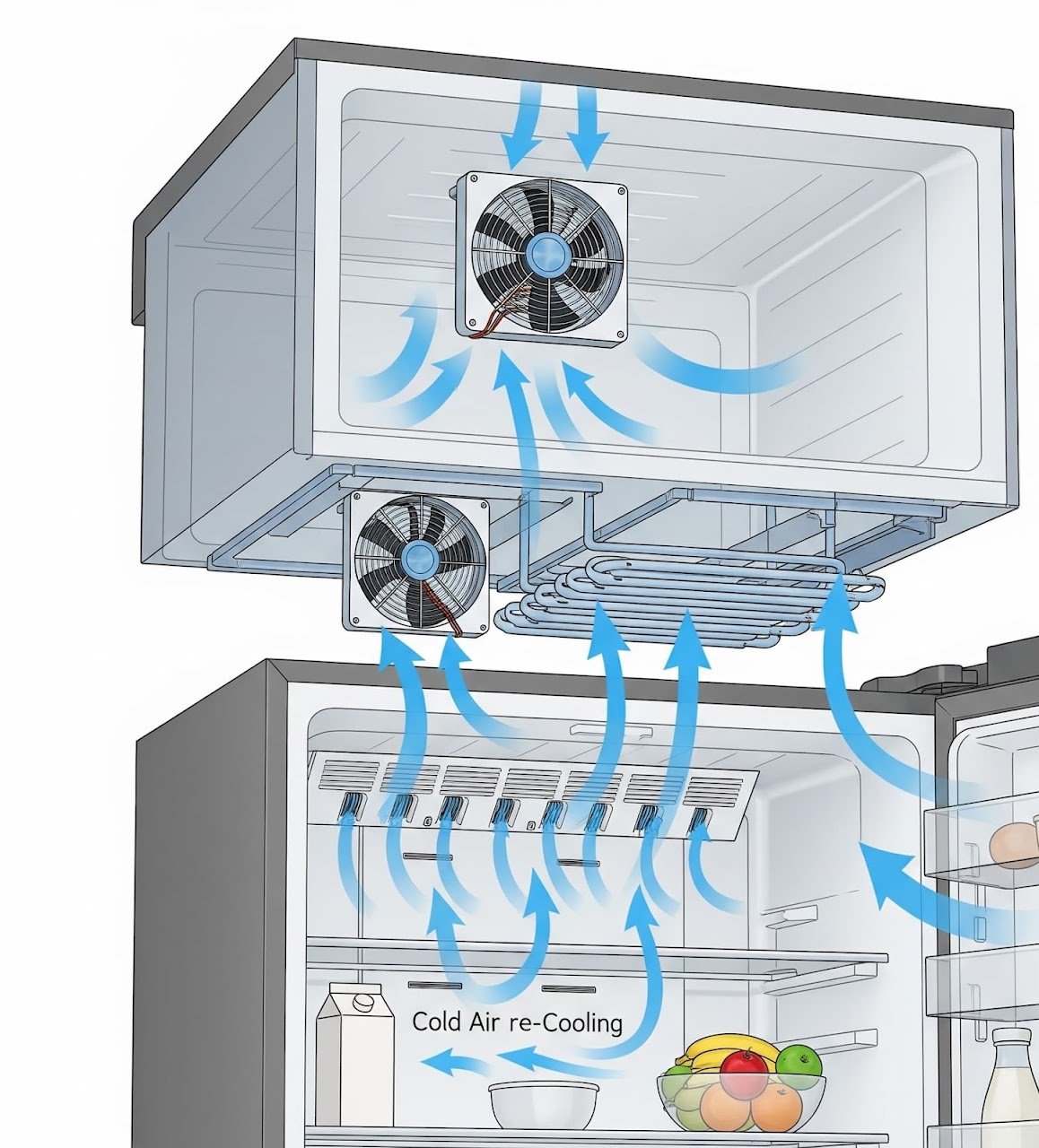 Whirlpool refrigerator fan noise