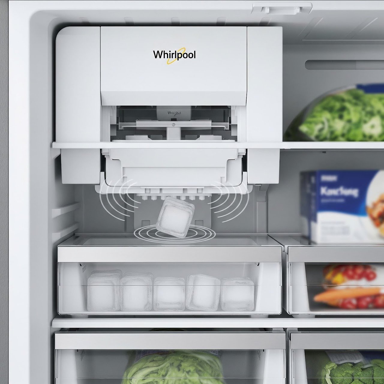Whirlpool refrigerator ice maker making noise