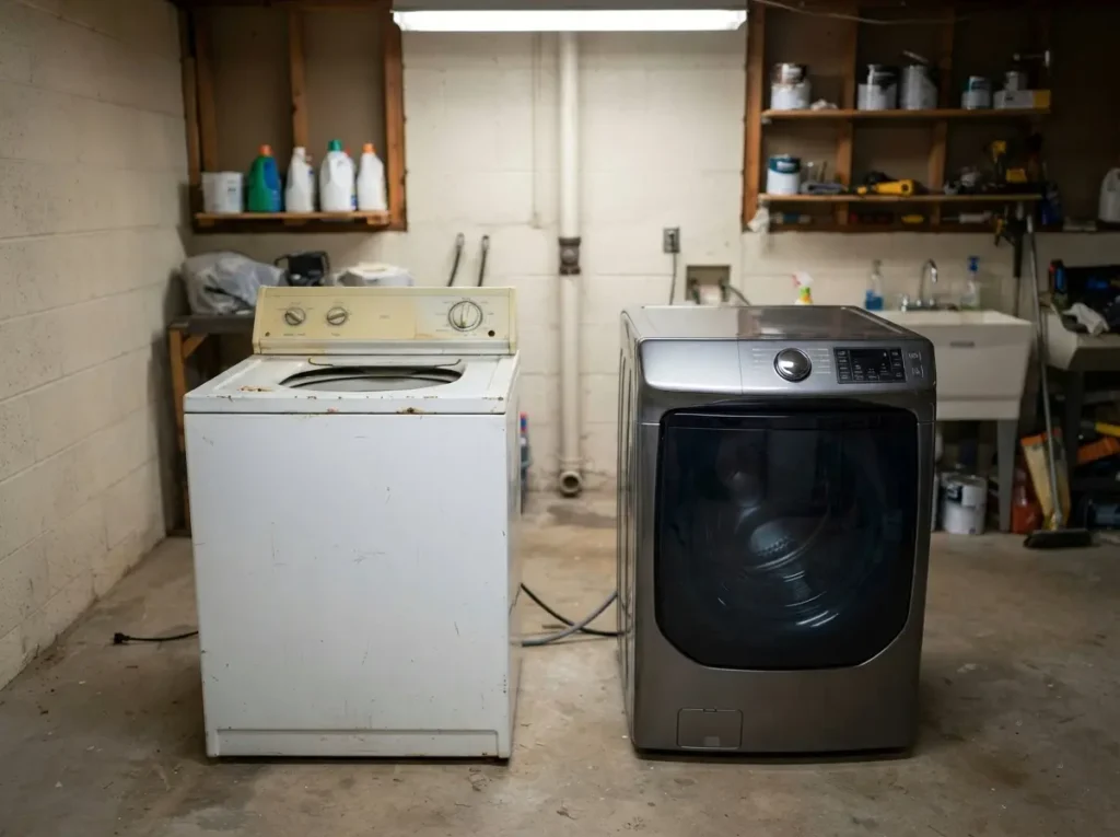 LG washing machine comparison: Comparing an older legacy LG washer against a newer model before upgrading